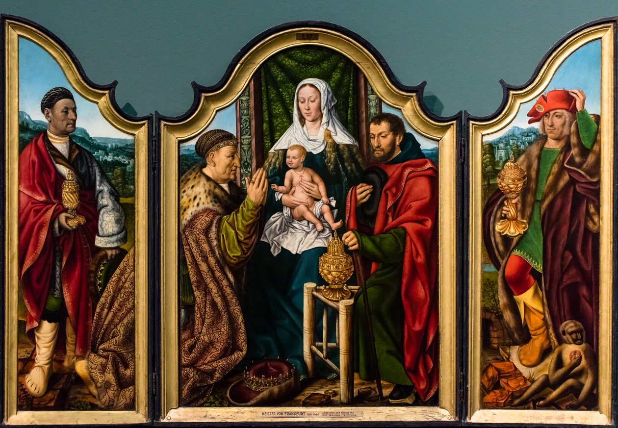 Die Anbetung der Könige, ca. 1510 von Master of Frankfurt