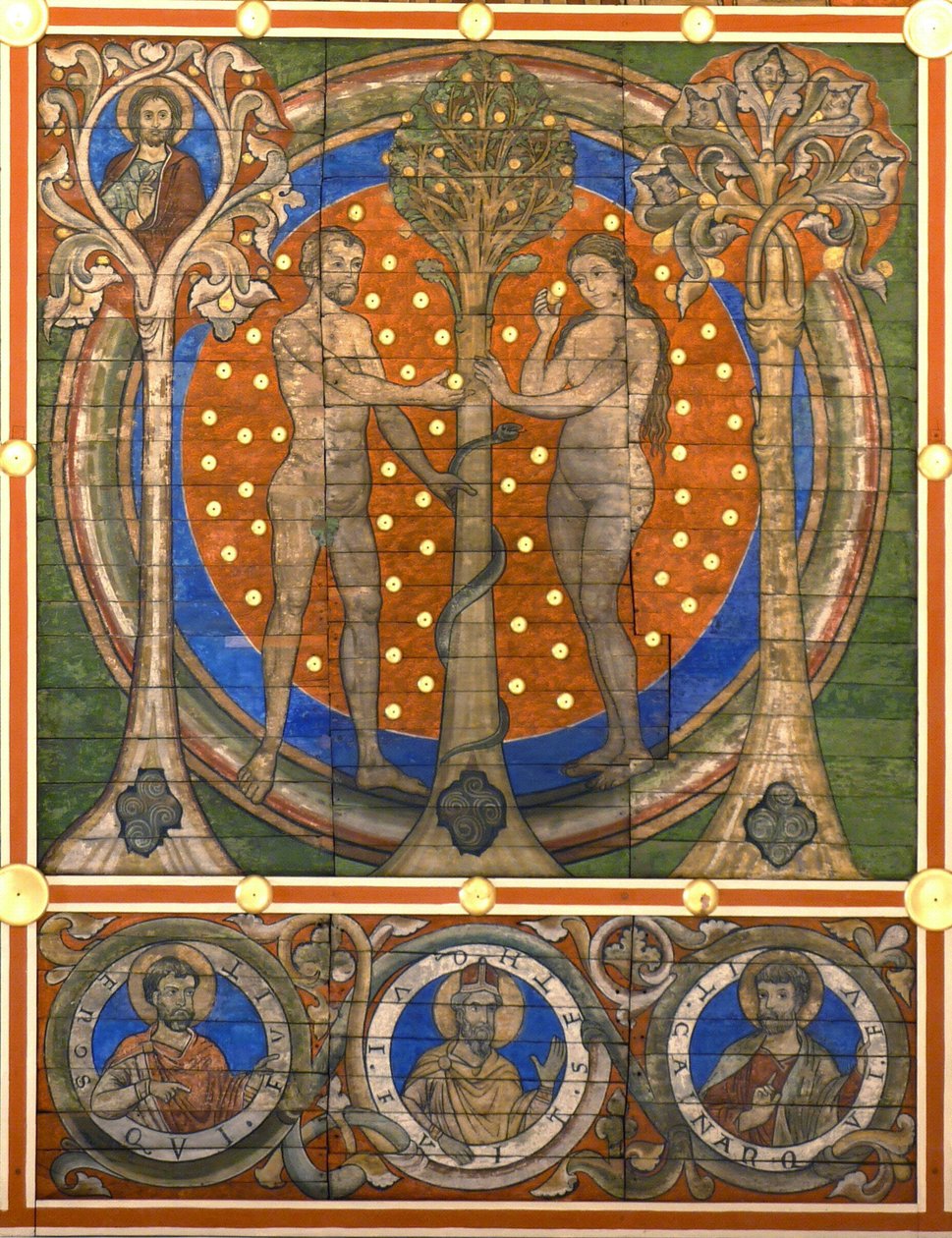 Adam und Eva. (Detail) von Master of Lower Saxony