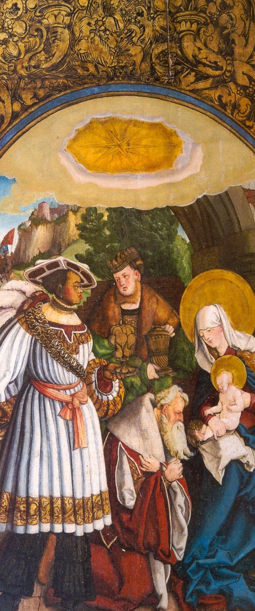 Die Anbetung der Heiligen Drei Könige von Master of Messkirch