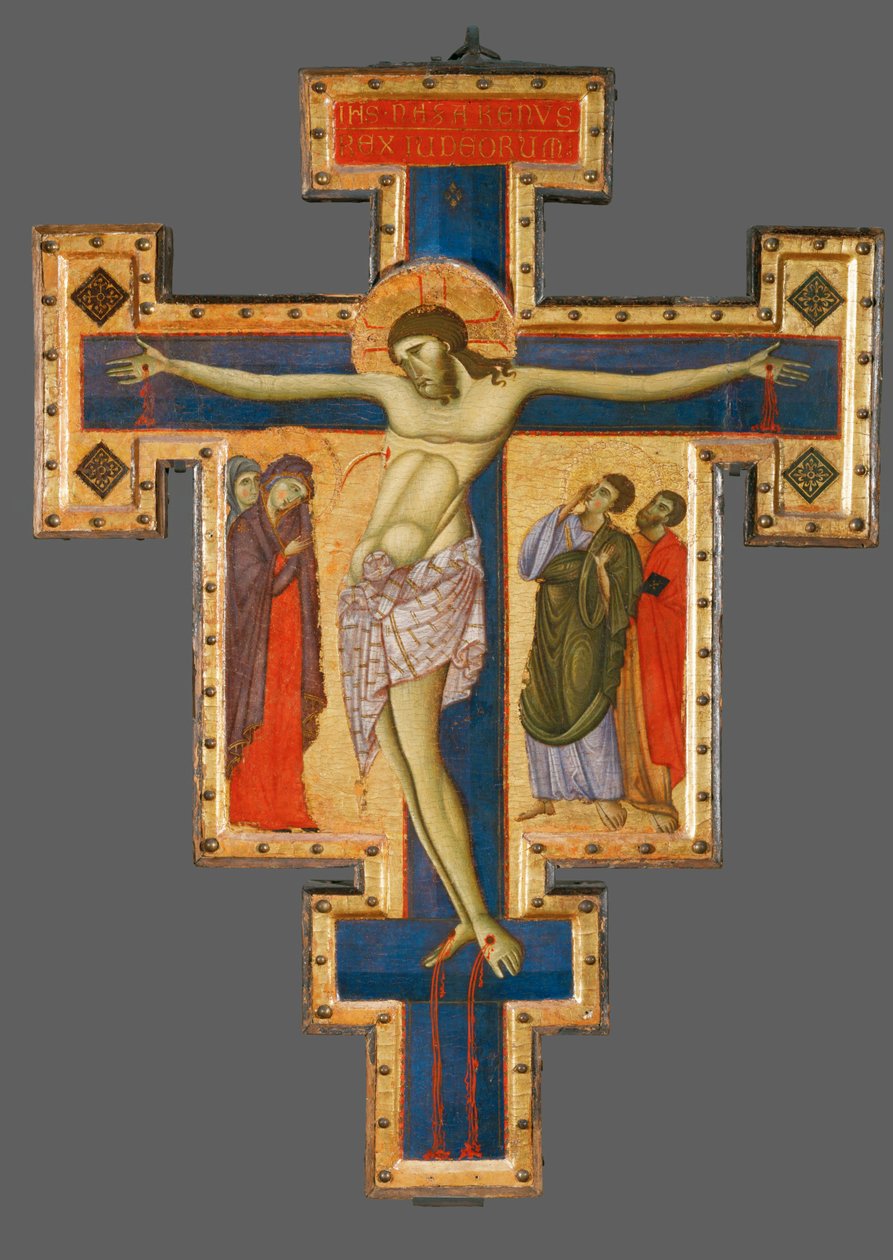 Kruzifix, aus Umbrien, zweite Hälfte des 13. Jahrhunderts von Master of Saint Francis of Assisi