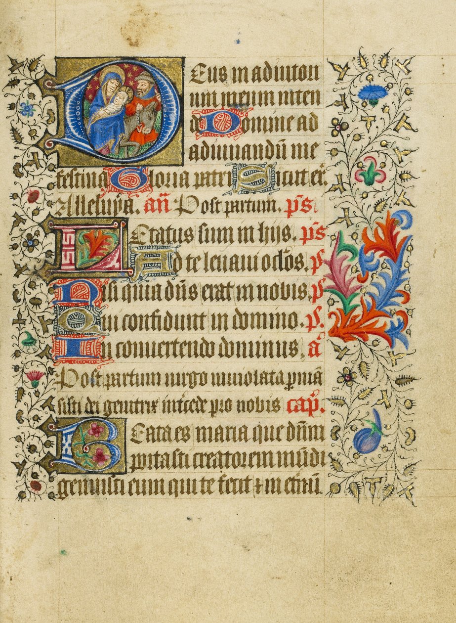 Initiale D: Die Flucht nach Ägypten von Master of Sir John Fastolf