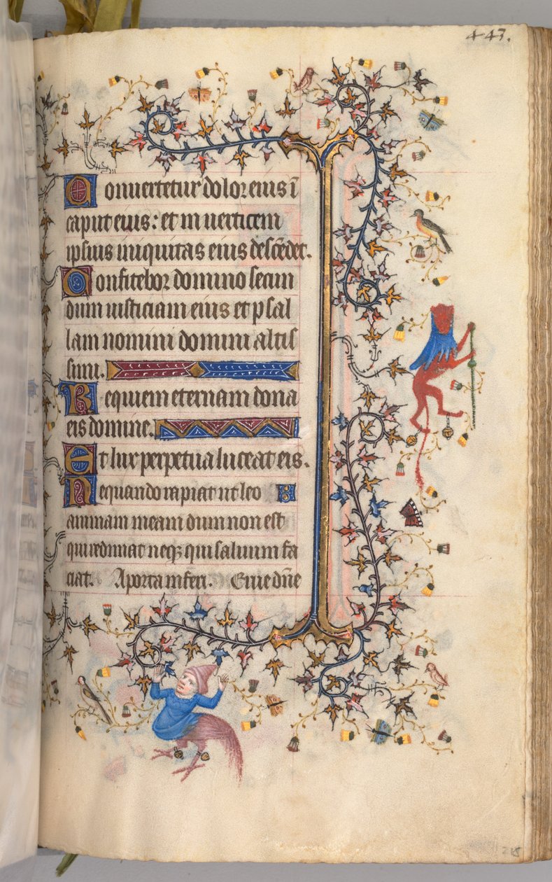 Stunden von Karl dem Edlen, König von Navarra (1361-1425): fol. 216r, Text von Master of the Brussels Initials and Associates