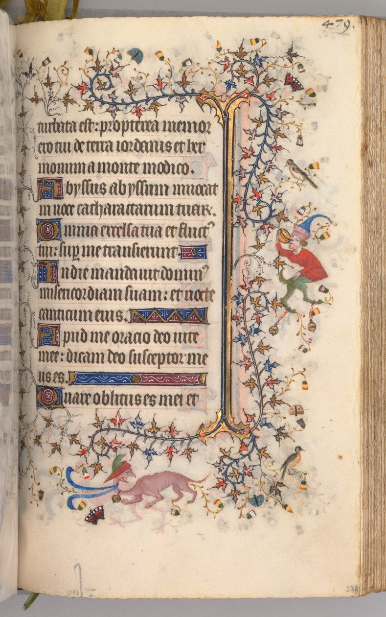 Stundenbuch von Karl dem Edlen, König von Navarra 1361-1425: fol. 234r, Text, ca. 1405 von Master of the Brussels Initials and Associates