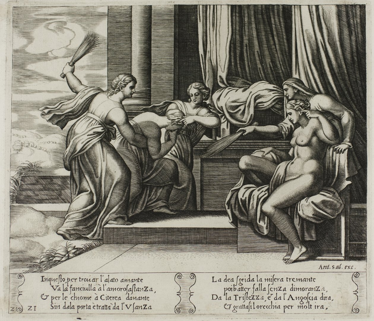 Kummer und Schmerz bestrafen Psyche von Master of the Die