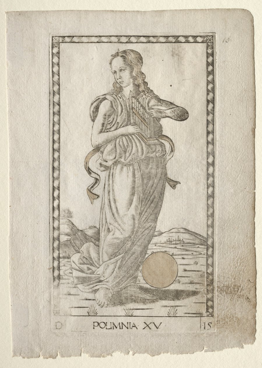 Polyhymnia heroische Hymnen aus der Tarocchi-Serie D... von Master of the E Series Tarocchi