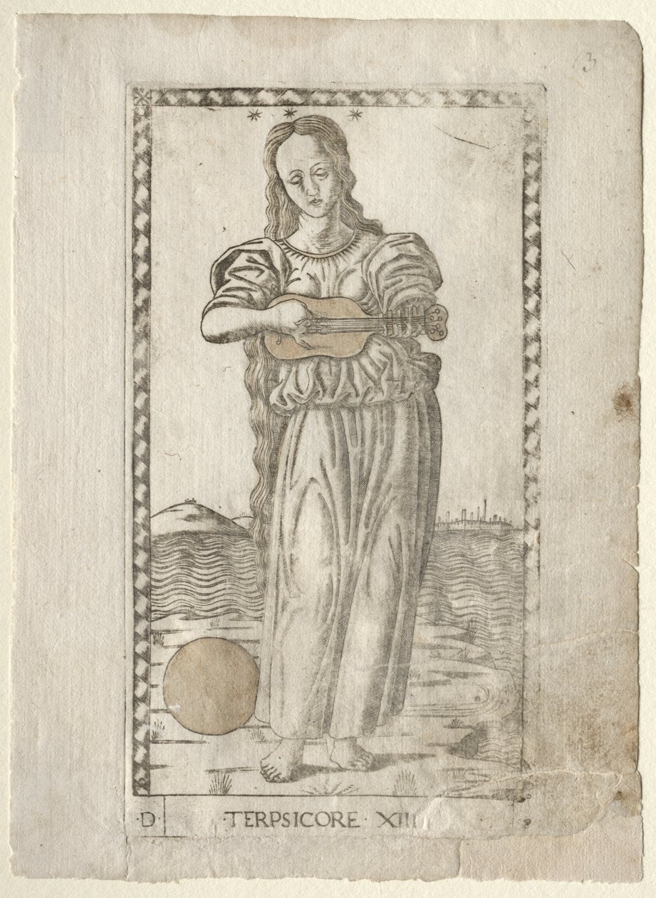 Terpsichore (Tanz und Gesang) (aus der Tarocchi-Serie D: Apollo und die Musen, #13) von Master of the E Series Tarocchi
