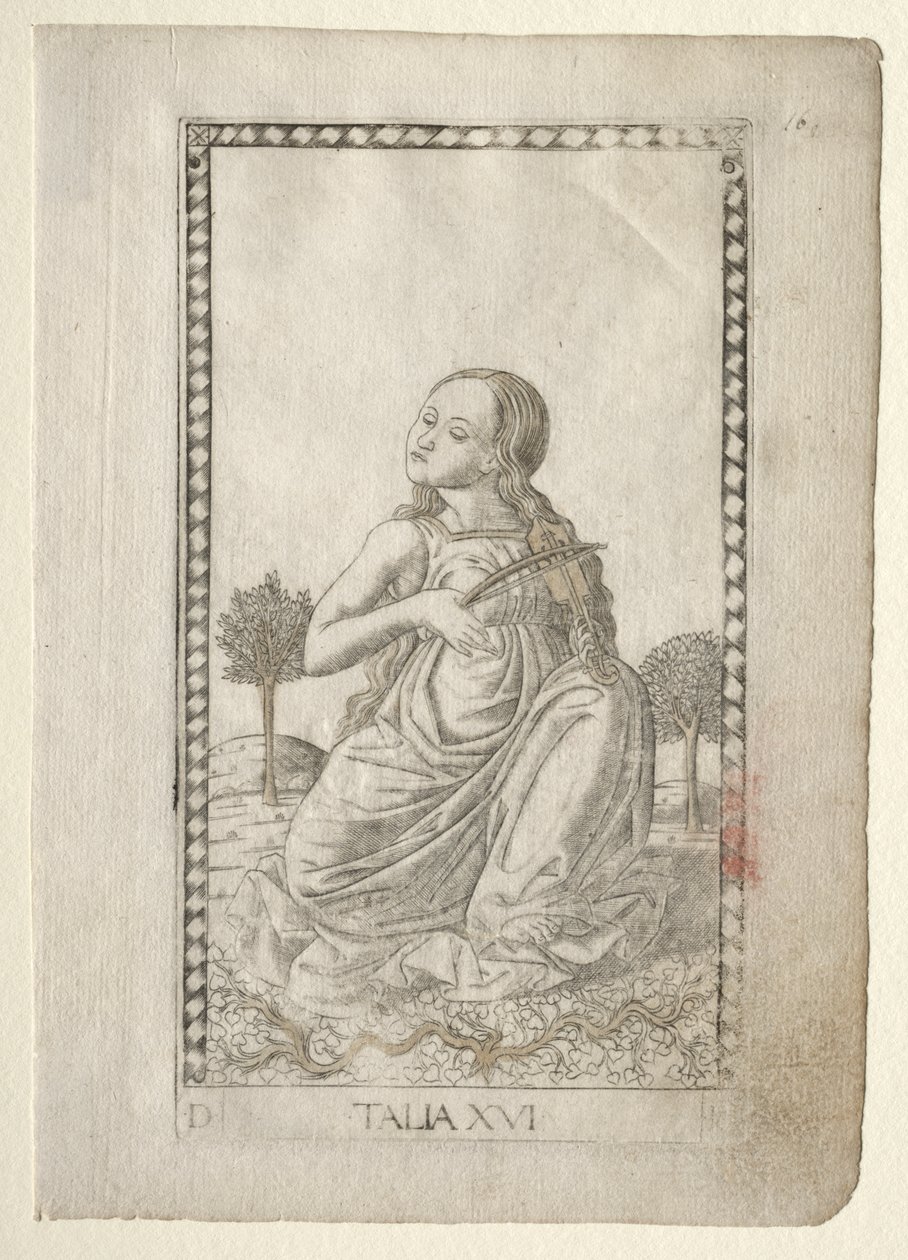 Thalia (Komödie, Hirtendichtung) (aus der Tarocchi-Serie D: Apollo und die Musen, #16) von Master of the E Series Tarocchi