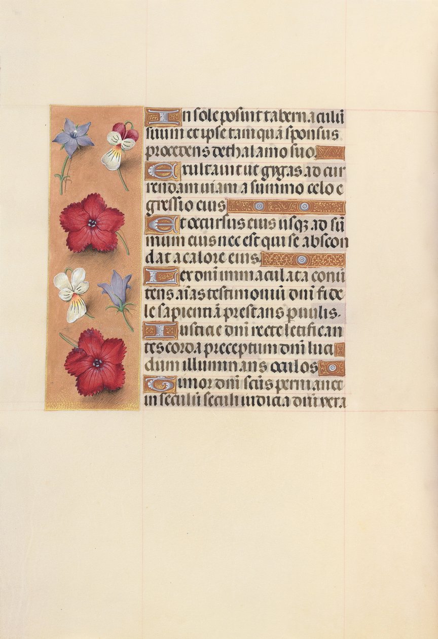 Stundenbuch von Königin Isabella der Katholischen, Königin von Spanien: Fol. 101v von Master of the First Prayerbook of Maximillian