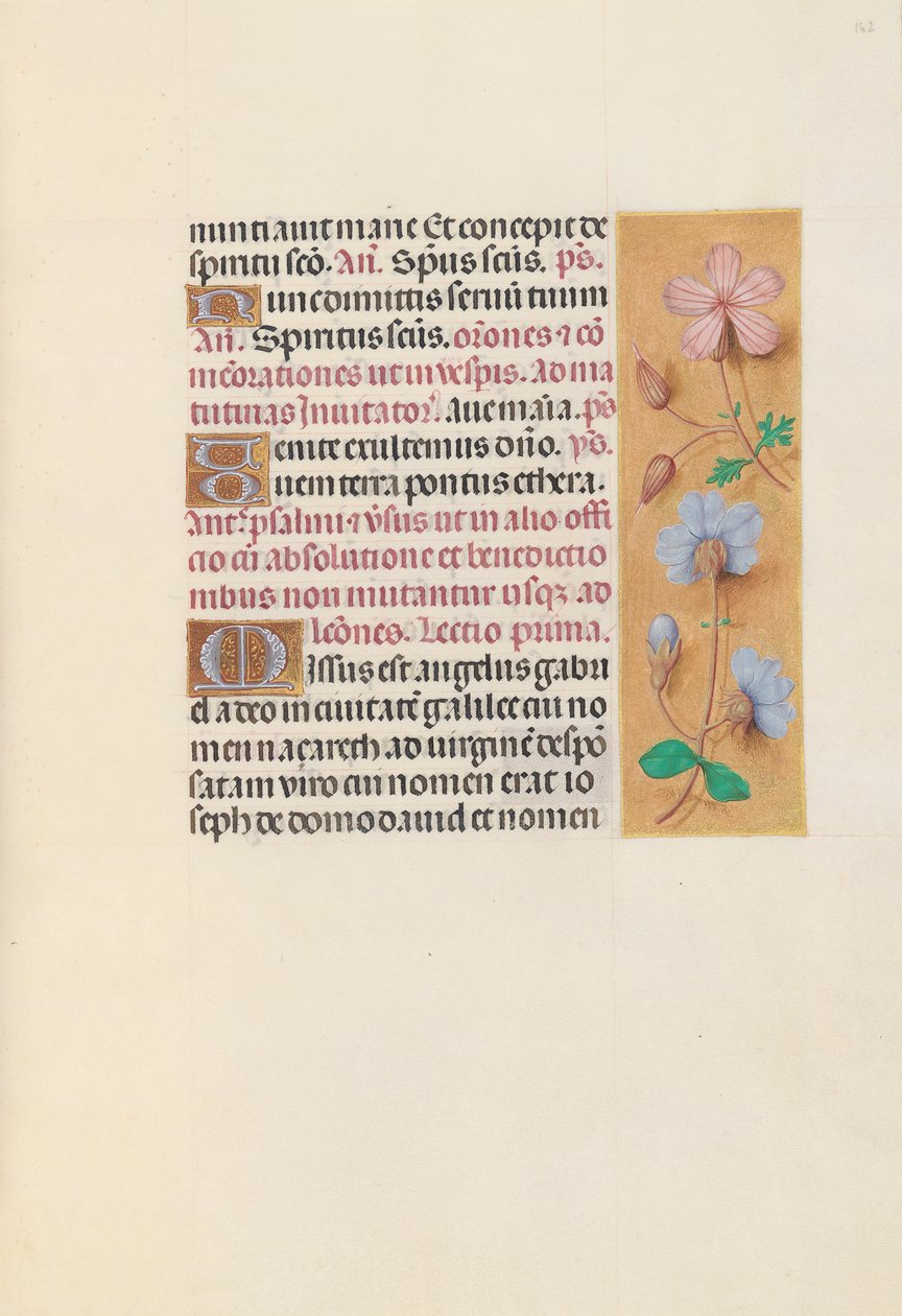 Stundenbuch der Königin Isabella der Katholischen, Königin von Spanien: Fol. 162r von Master of the First Prayerbook of Maximillian