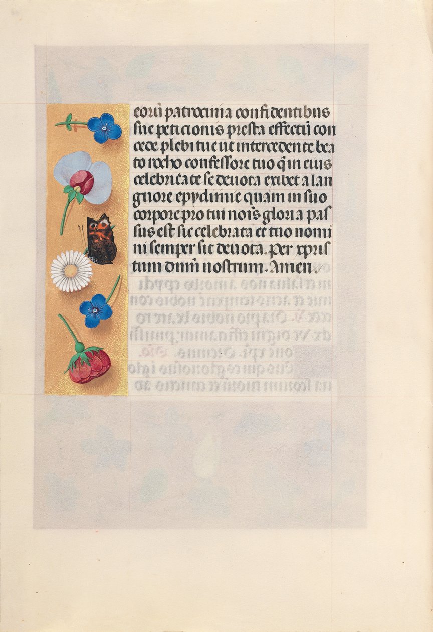 Stundenbuch der Königin Isabella der Katholischen, Königin von Spanien: Fol. 182v, um 1500 von Master of the First Prayerbook of Maximillian