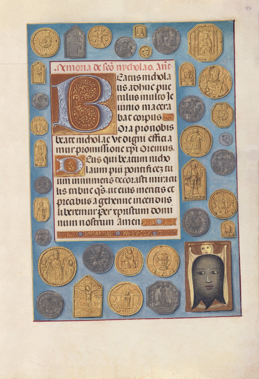 Stundenbuch der Königin Isabella der Katholischen, Königin von Spanien: Fol. 184r von Master of the First Prayerbook of Maximillian