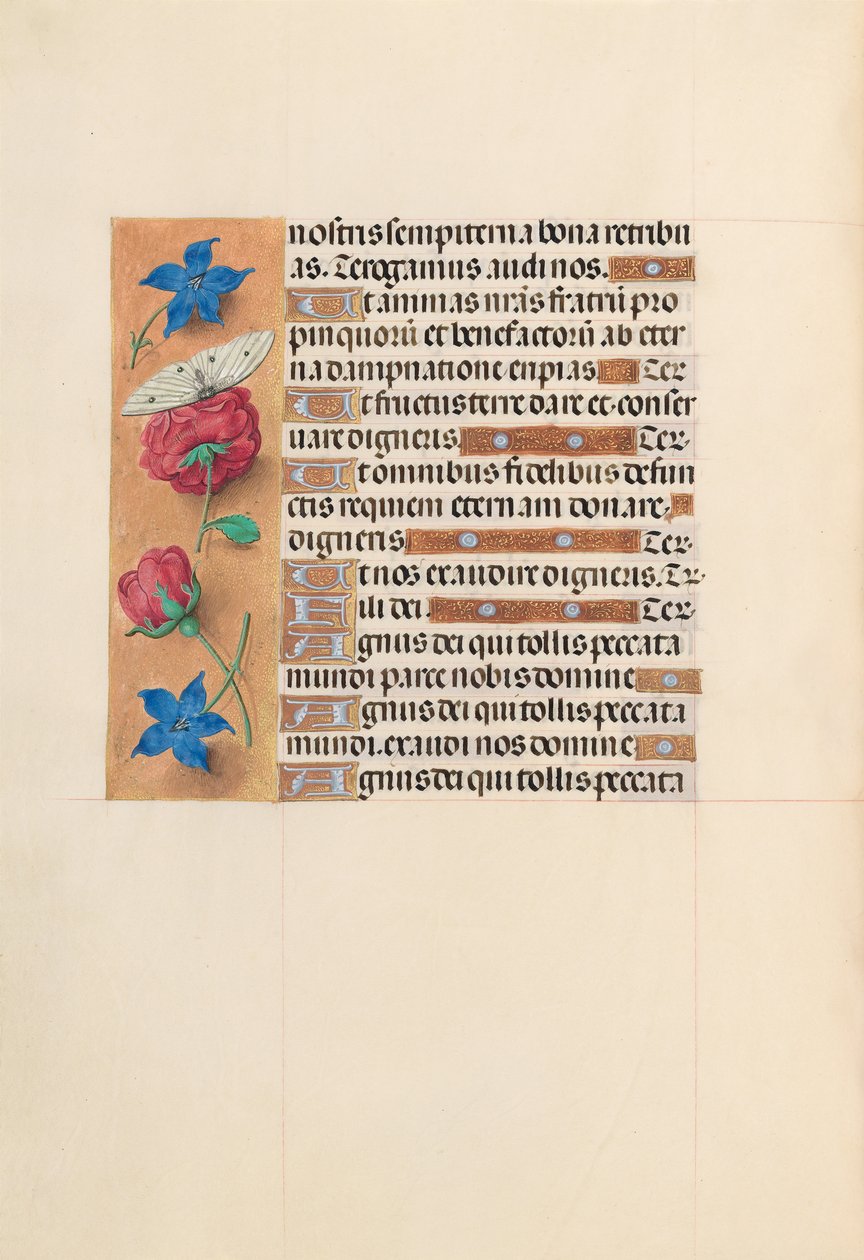 Stundenbuch der Königin Isabella der Katholischen, Königin von Spanien: Fol. 214v, ca. 1500 von Master of the First Prayerbook of Maximillian