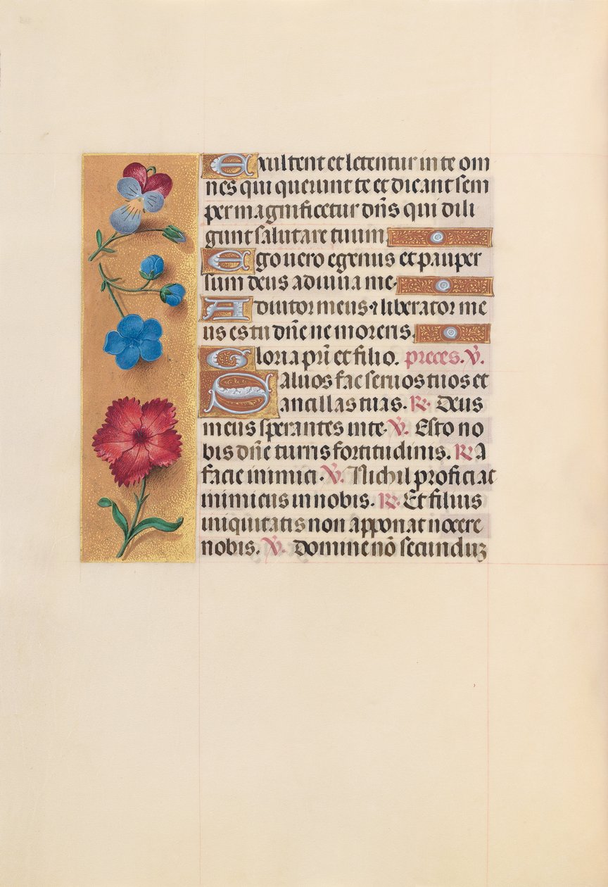Stundenbuch der Königin Isabella der Katholischen, Königin von Spanien: Fol. 215v, um 1500 von Master of the First Prayerbook of Maximillian
