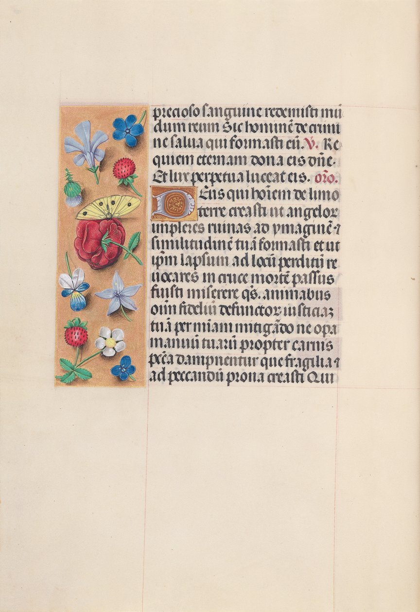 Stundenbuch der Königin Isabella der Katholischen, Königin von Spanien: Fol. 29v, ca. 1500 von Master of the First Prayerbook of Maximillian