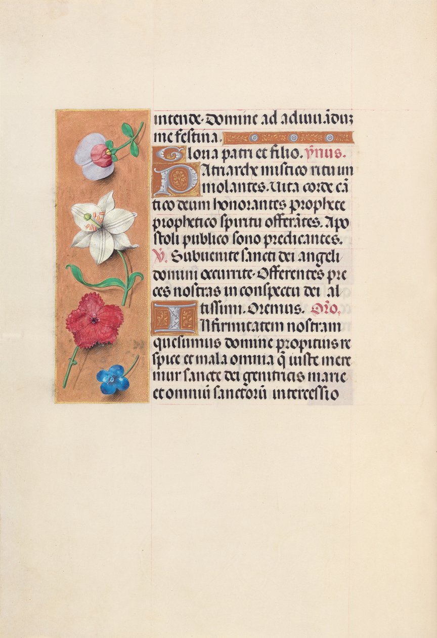 Stunden der Königin Isabella der Katholischen, Königin von Spanien: Fol. 39v, ca. 1500 von Master of the First Prayerbook of Maximillian
