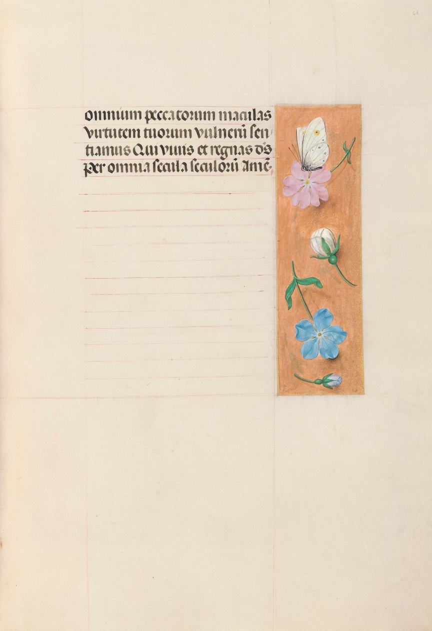 Stunden der Königin Isabella der Katholischen, Königin von Spanien: Fol. 68r, ca. 1500 von Master of the First Prayerbook of Maximillian