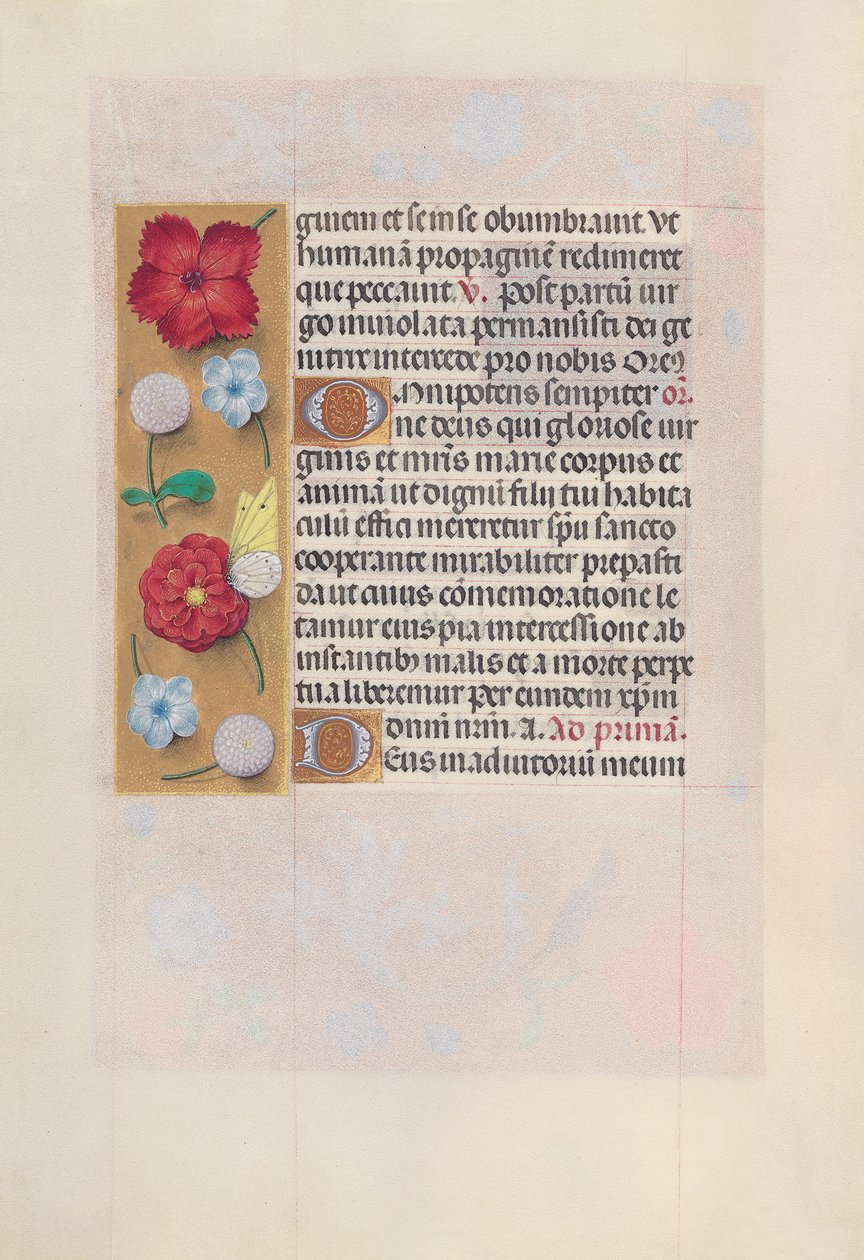 Stundenbuch der Königin Isabella der Katholischen, Königin von Spanien: Fol. 81v, ca. 1500 von Master of the First Prayerbook of Maximillian