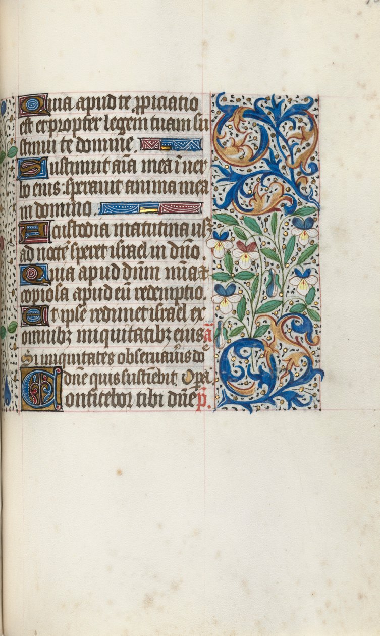 Stundenbuch Gebrauch von Rouen: fol. 106r, ca. 1470 von Master of the Geneva Latini