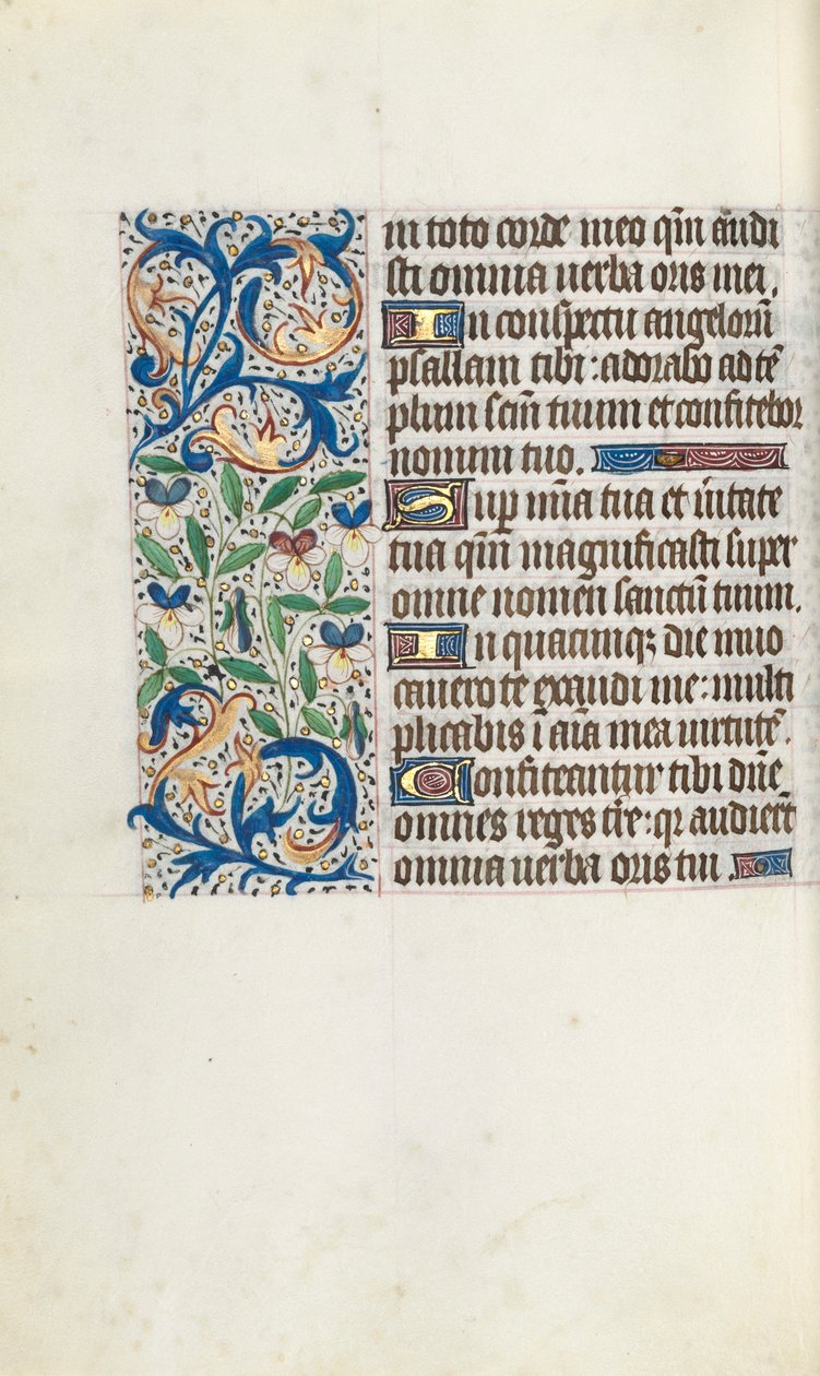 Stundenbuch Gebrauch von Rouen: fol. 106r, ca. 1470 von Master of the Geneva Latini