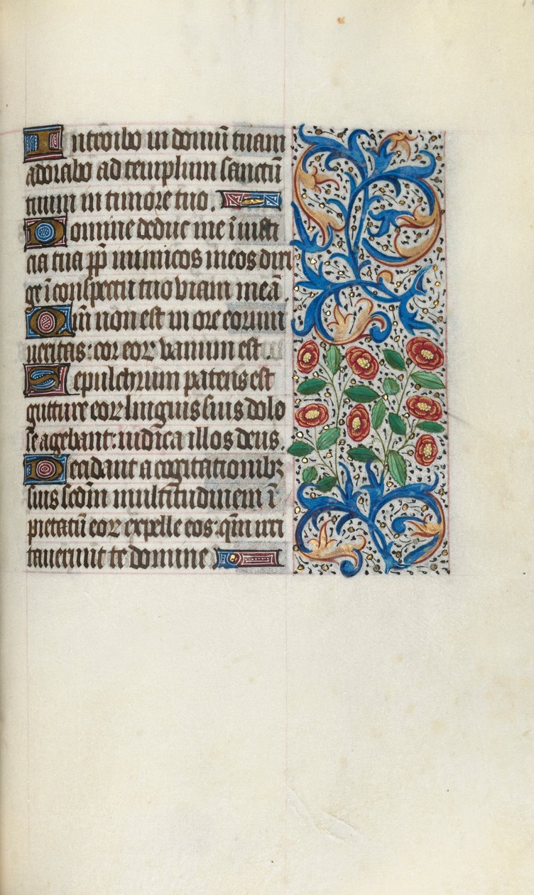 Stundenbuch Gebrauch von Rouen: fol. 111r, um 1470 von Master of the Geneva Latini
