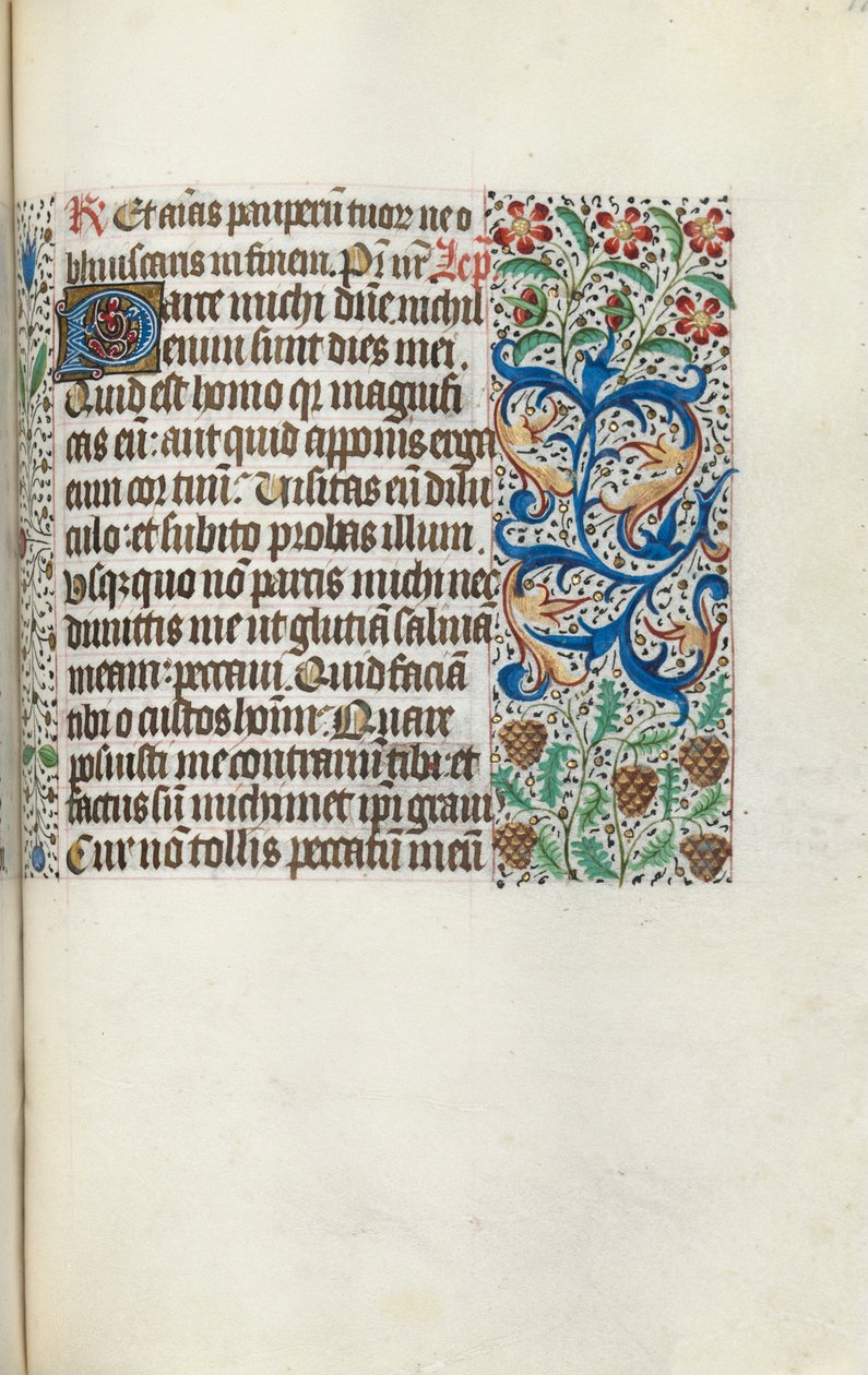 Stundenbuch Gebrauch von Rouen: fol. 115r, um 1470 von Master of the Geneva Latini