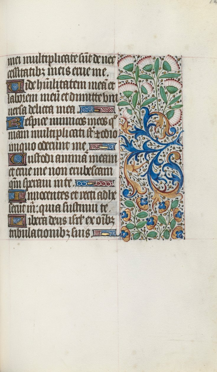 Stundenbuch Gebrauch von Rouen: fol. 120r, ca. 1470 von Master of the Geneva Latini