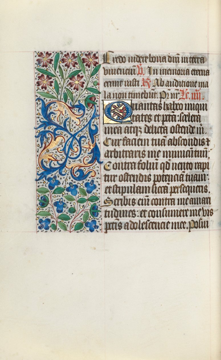 Stundenbuch Gebrauch von Rouen: fol. 122v, um 1470 von Master of the Geneva Latini