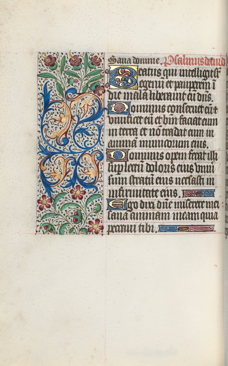 Stundenbuch Gebrauch von Rouen: fol. 127v von Master of the Geneva Latini
