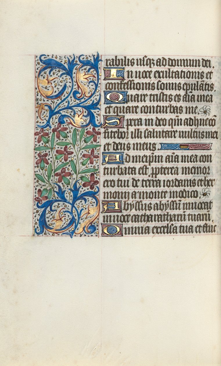Stundenbuch Gebrauch von Rouen: fol. 129v, c. 1470 von Master of the Geneva Latini