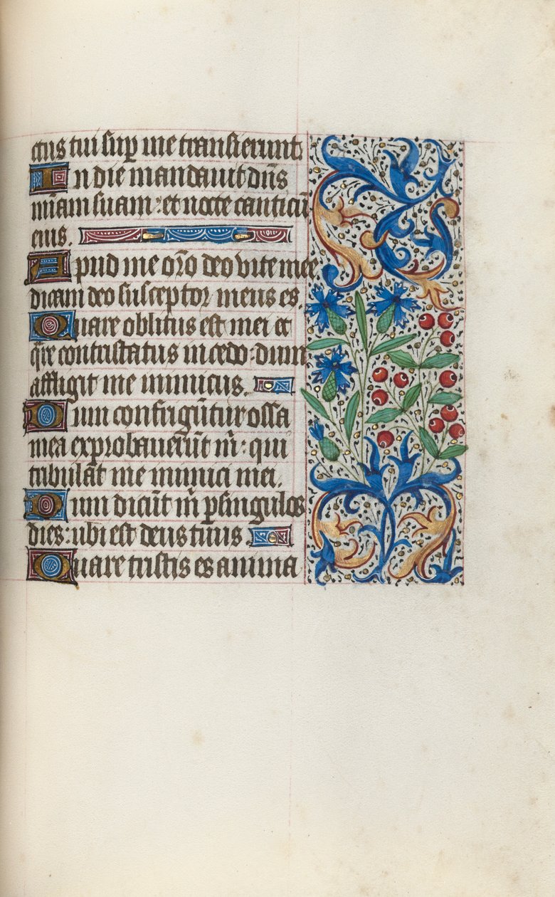 Stundenbuch Gebrauch von Rouen: fol. 130r, ca. 1470 von Master of the Geneva Latini