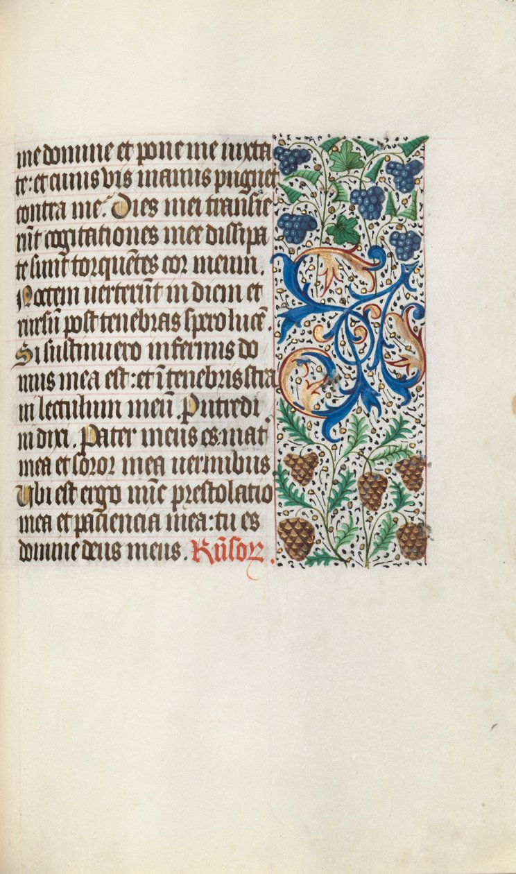 Stundenbuch Gebrauch von Rouen: fol. 131r, ca. 1470 von Master of the Geneva Latini