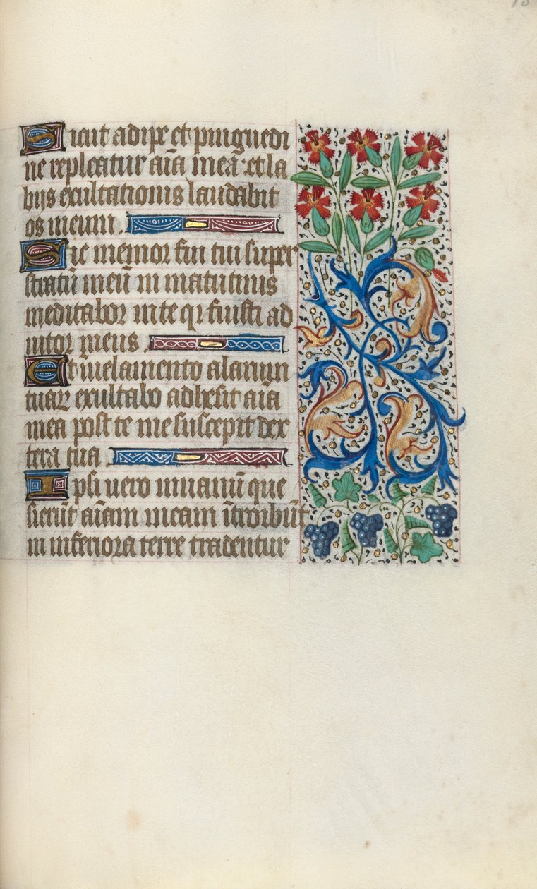Stundenbuch Gebrauch von Rouen: fol. 138r, um 1470 von Master of the Geneva Latini