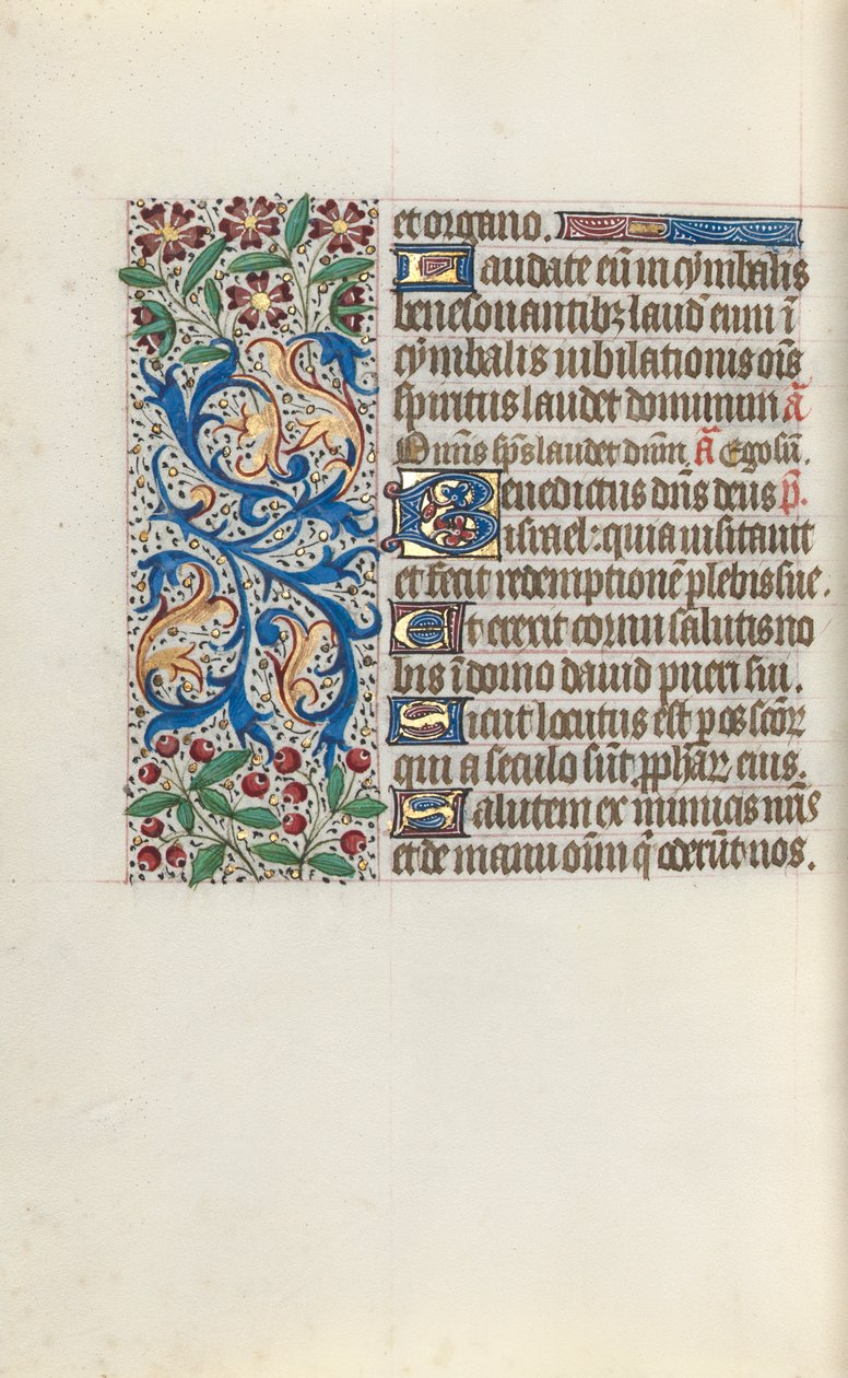 Stundenbuch Gebrauch von Rouen: fol. 143v, ca. 1470 von Master of the Geneva Latini