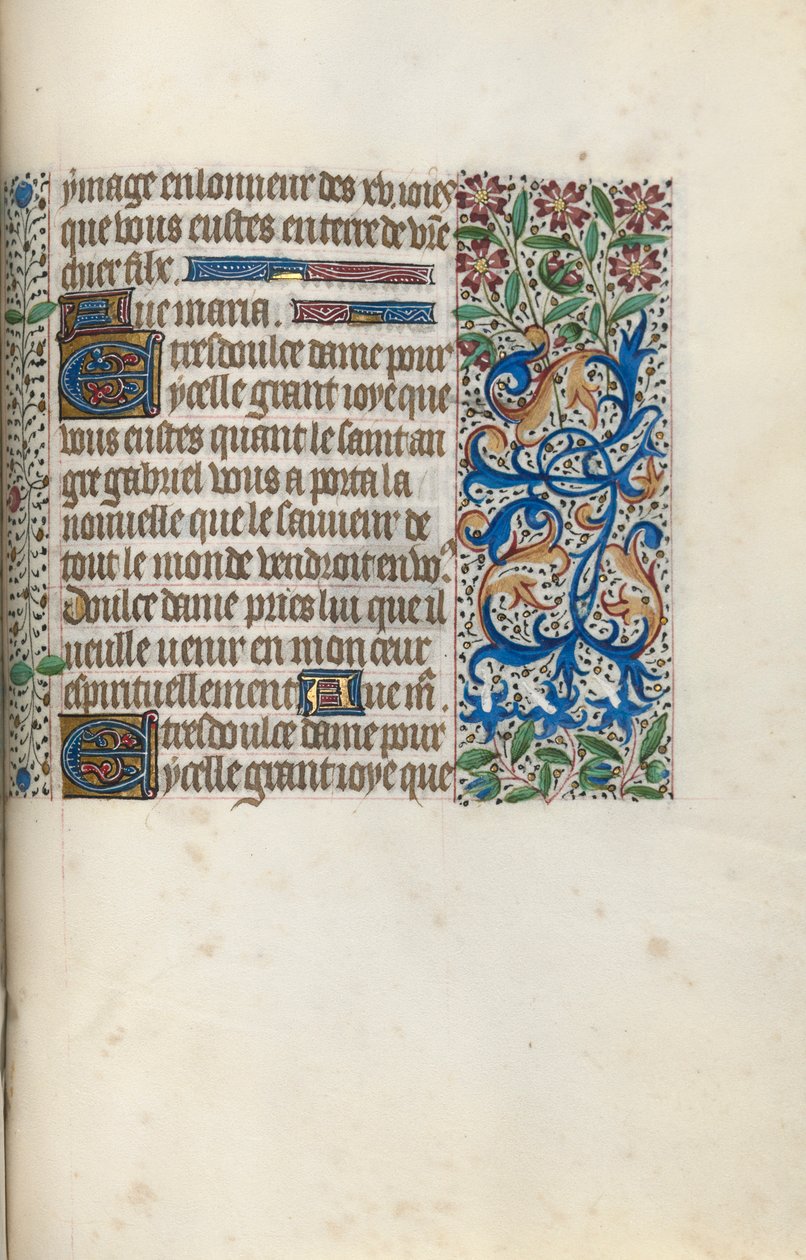 Stundenbuch Gebrauch von Rouen: fol. 147r, ca. 1470 von Master of the Geneva Latini