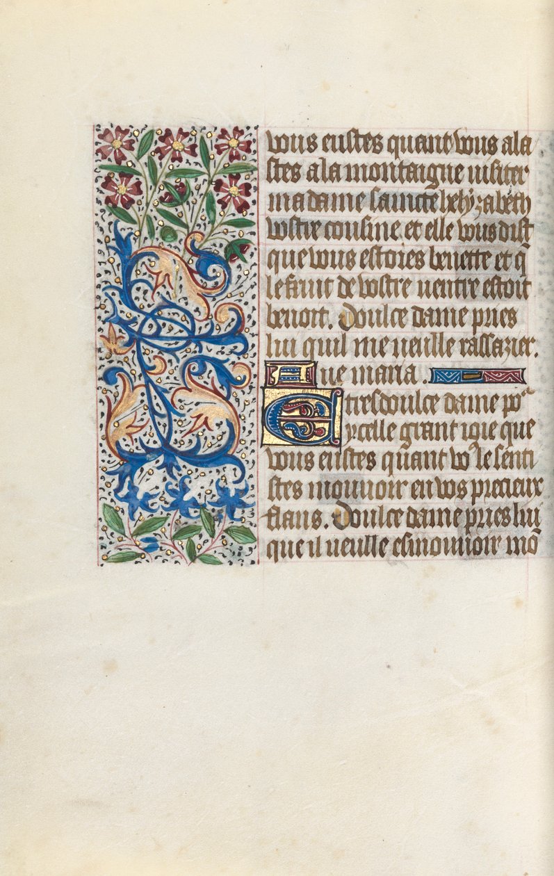 Stundenbuch Gebrauch von Rouen: fol. 147v, ca. 1470 von Master of the Geneva Latini