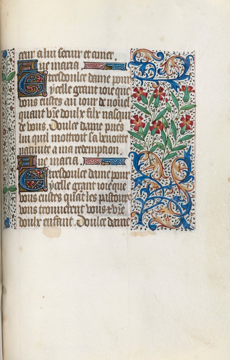 Stundenbuch Gebrauch von Rouen: fol. 148r, ca. 1470 von Master of the Geneva Latini