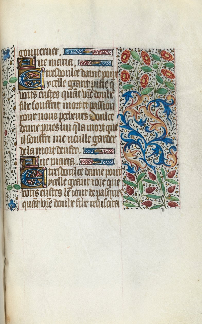Stundenbuch Gebrauch von Rouen: fol. 150r, ca. 1470 von Master of the Geneva Latini