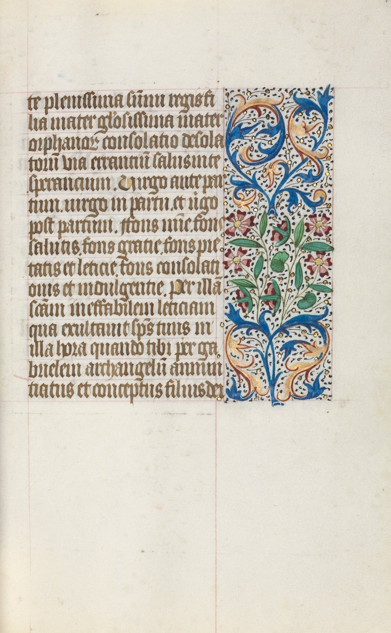 Stundenbuch Gebrauch von Rouen: fol. 19r, ca. 1470 von Master of the Geneva Latini