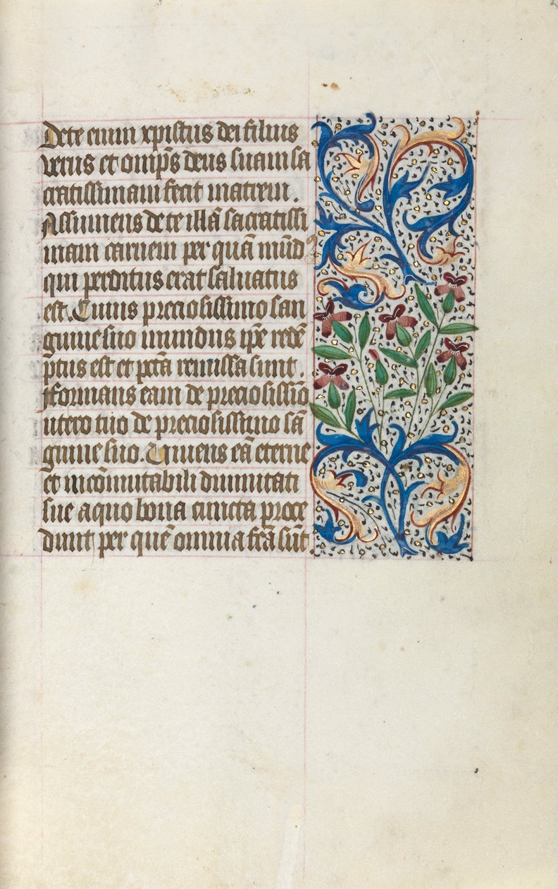 Stundenbuch Gebrauch von Rouen: fol. 23r, um 1470 von Master of the Geneva Latini
