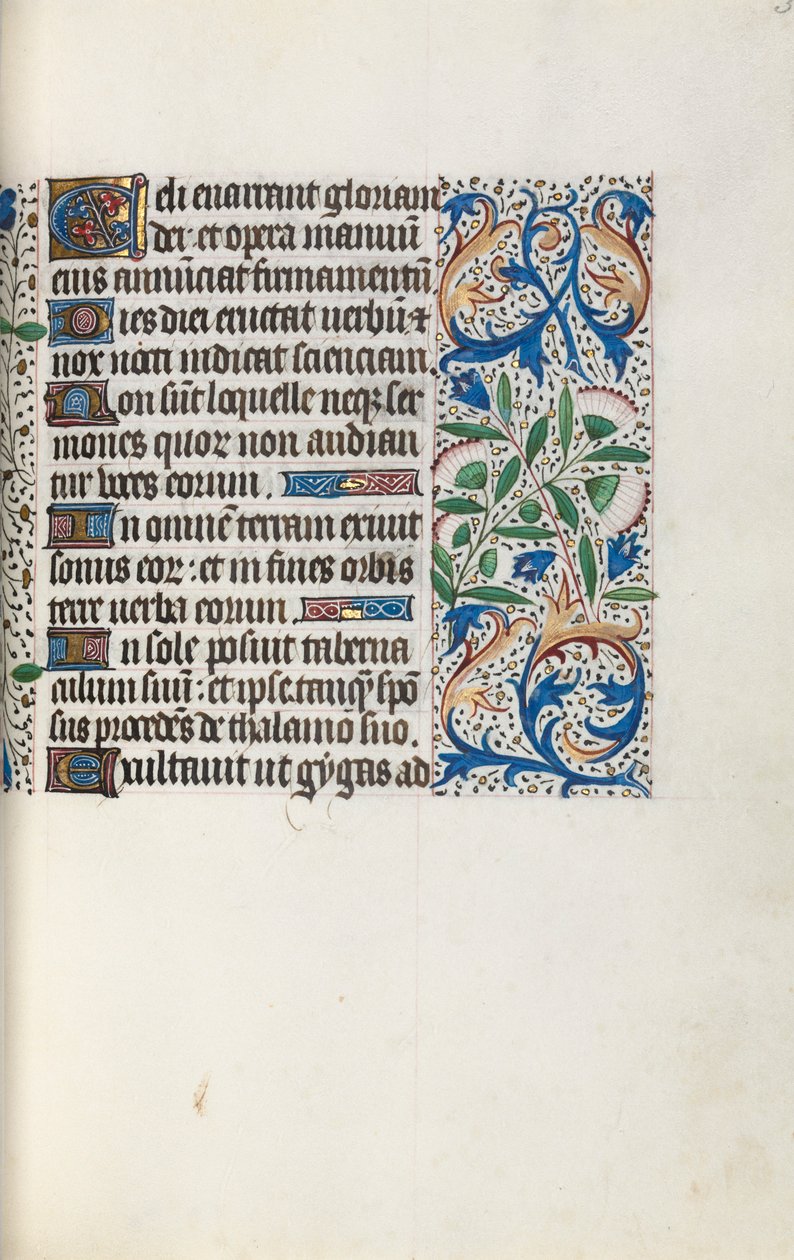 Stundenbuch Gebrauch von Rouen: fol. 32r, ca. 1470 von Master of the Geneva Latini