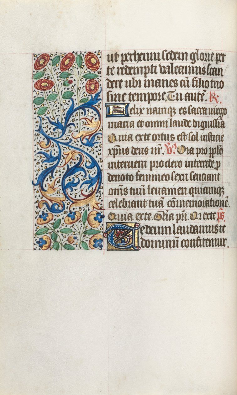 Stundenbuch Gebrauch von Rouen: fol. 36v von Master of the Geneva Latini
