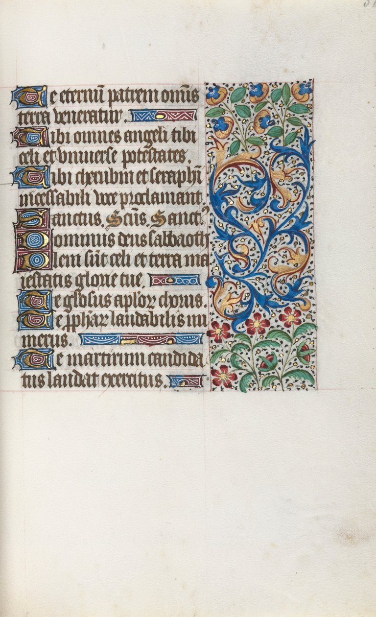 Stundenbuch Gebrauch von Rouen: fol. 37r, ca. 1470 von Master of the Geneva Latini