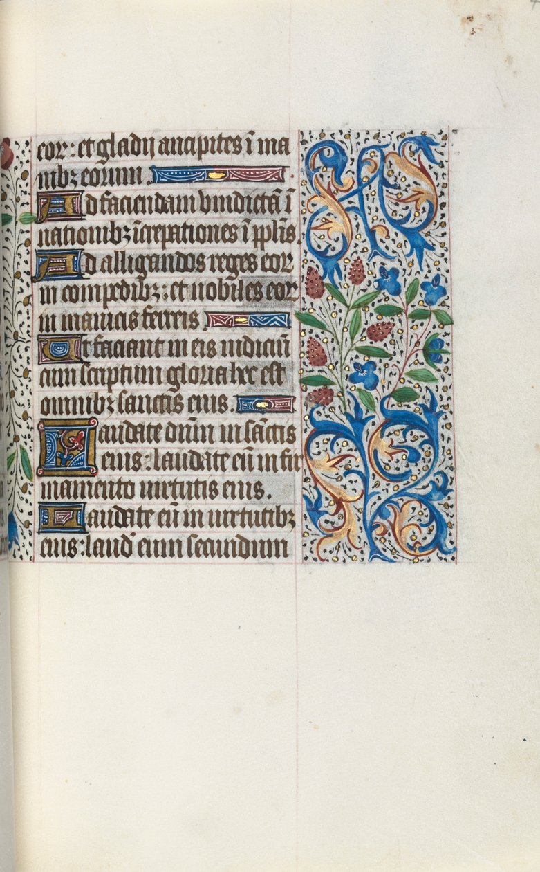 Stundenbuch Gebrauch von Rouen: fol. 46r, ca. 1470 von Master of the Geneva Latini