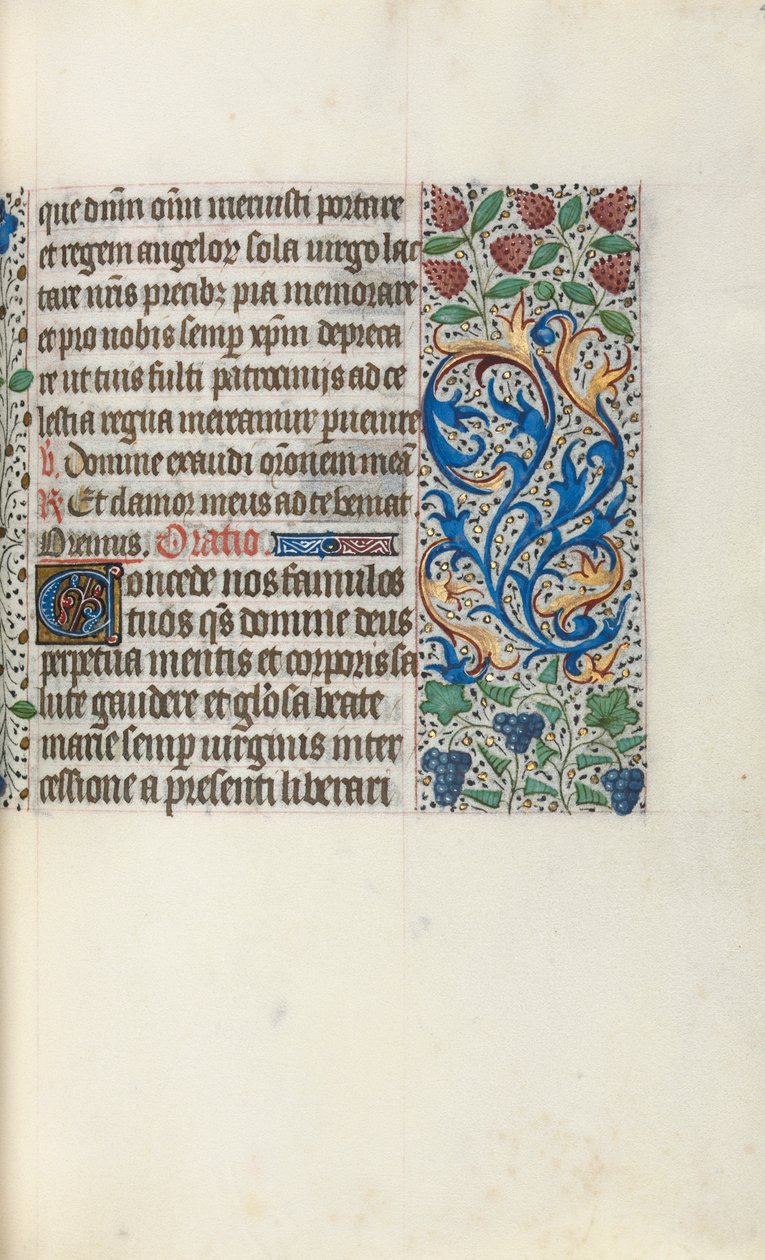 Stundenbuch Gebrauch von Rouen: fol. 49r, ca. 1470 von Master of the Geneva Latini