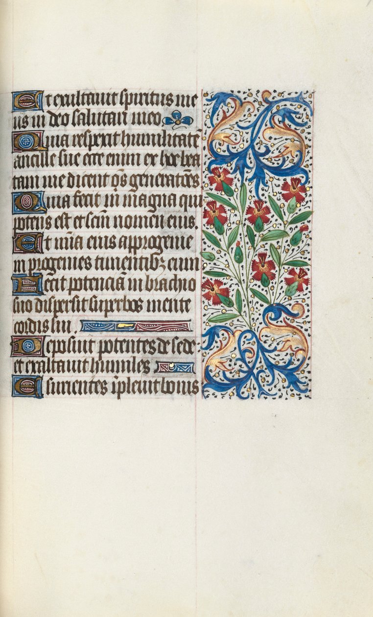Stundenbuch Gebrauch von Rouen: fol. 74r, ca. 1470 von Master of the Geneva Latini