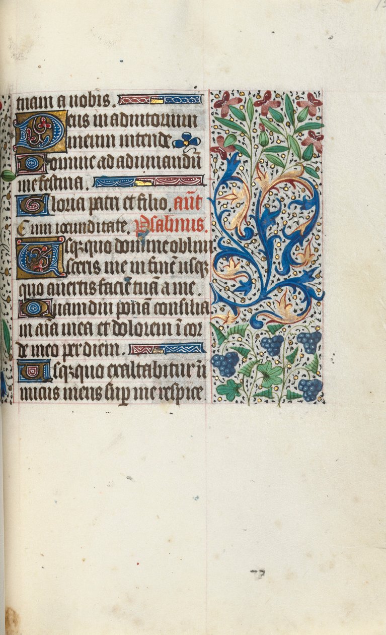 Stundenbuch Gebrauch von Rouen: fol. 75r, um 1470 von Master of the Geneva Latini