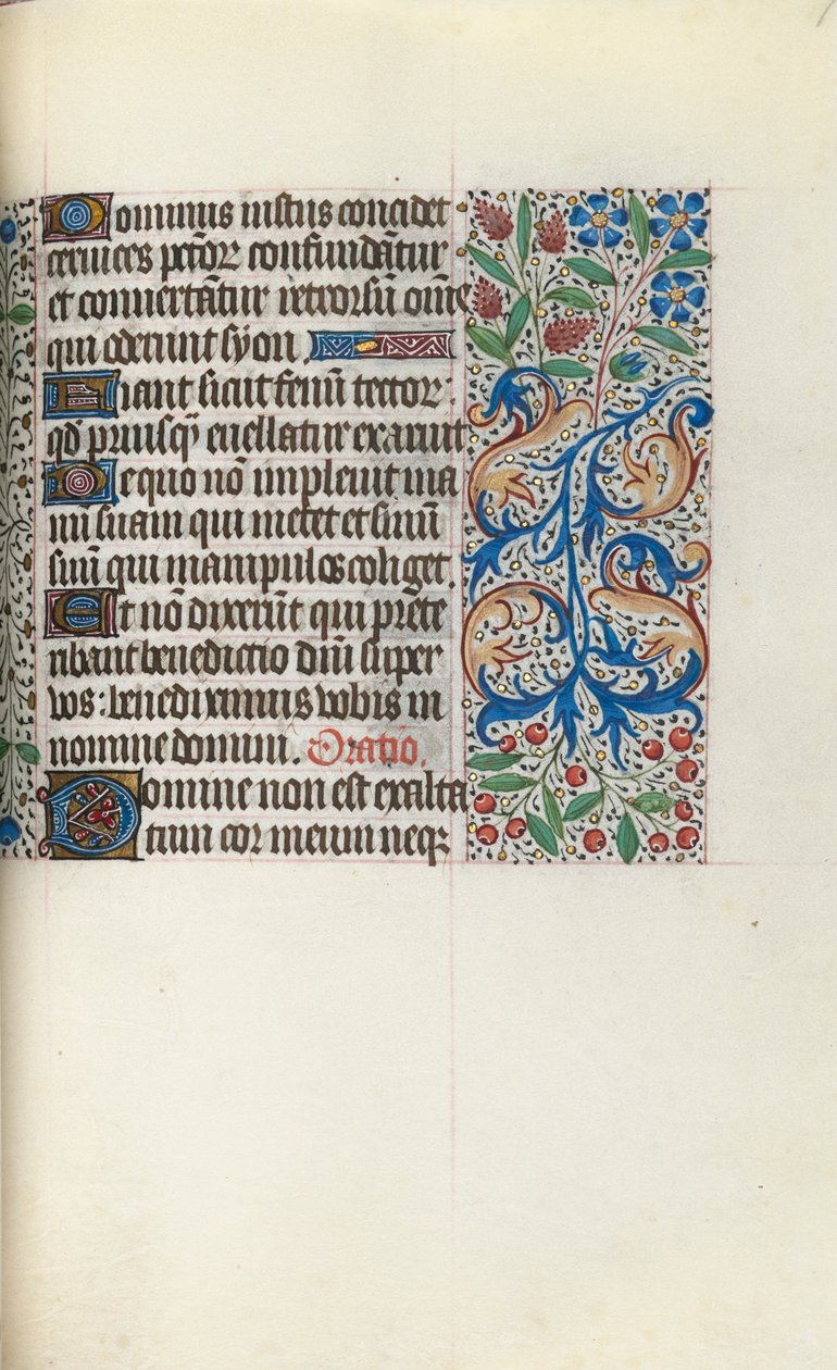 Stundenbuch Gebrauch von Rouen: fol. 77r, ca. 1470 von Master of the Geneva Latini