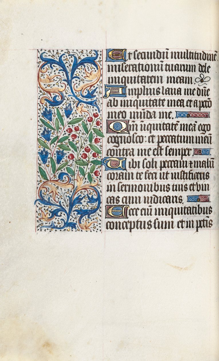 Stundenbuch Gebrauch von Rouen: fol. 85v, um 1470 von Master of the Geneva Latini