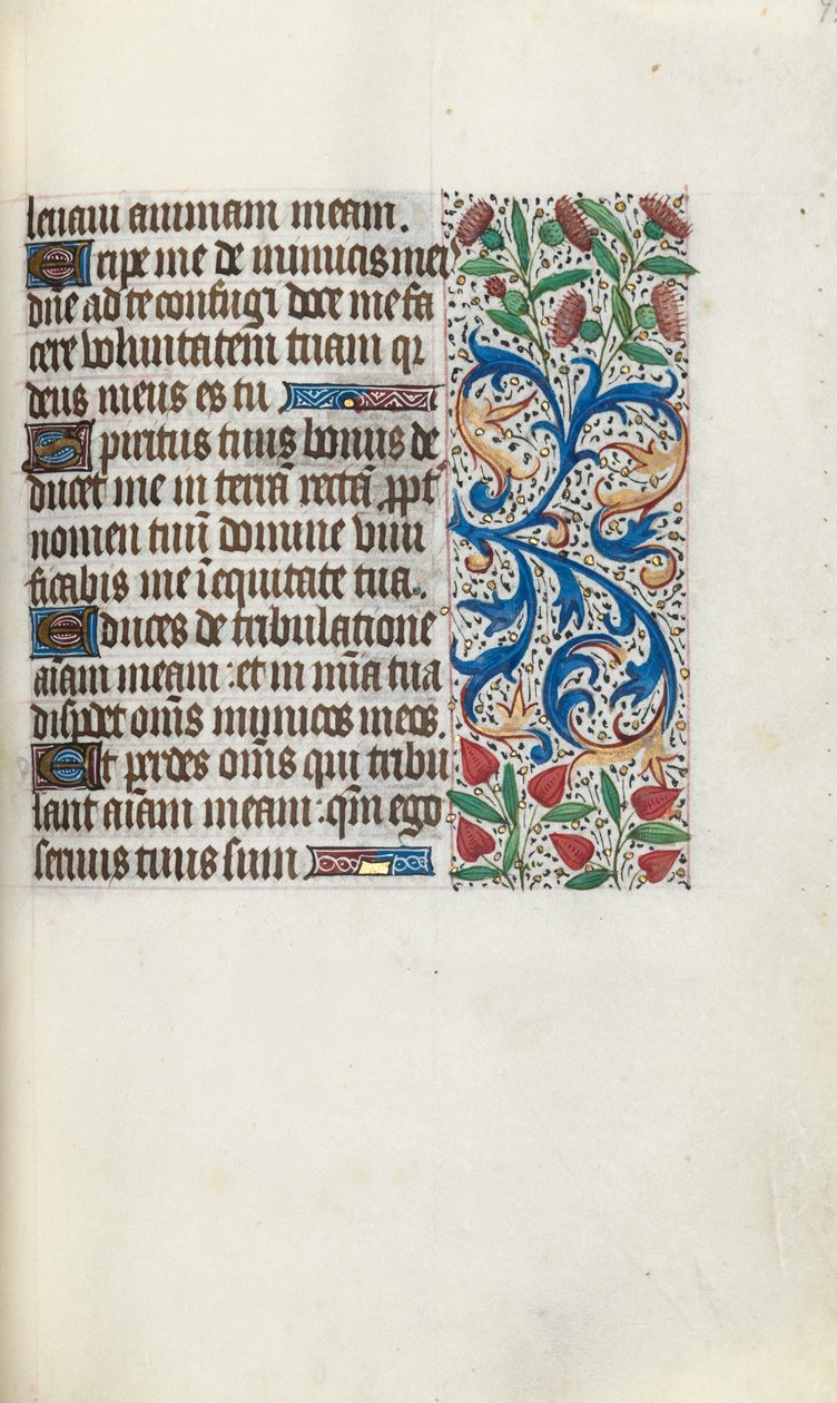 Stundenbuch Gebrauch von Rouen: fol. 92r, ca. 1470 von Master of the Geneva Latini