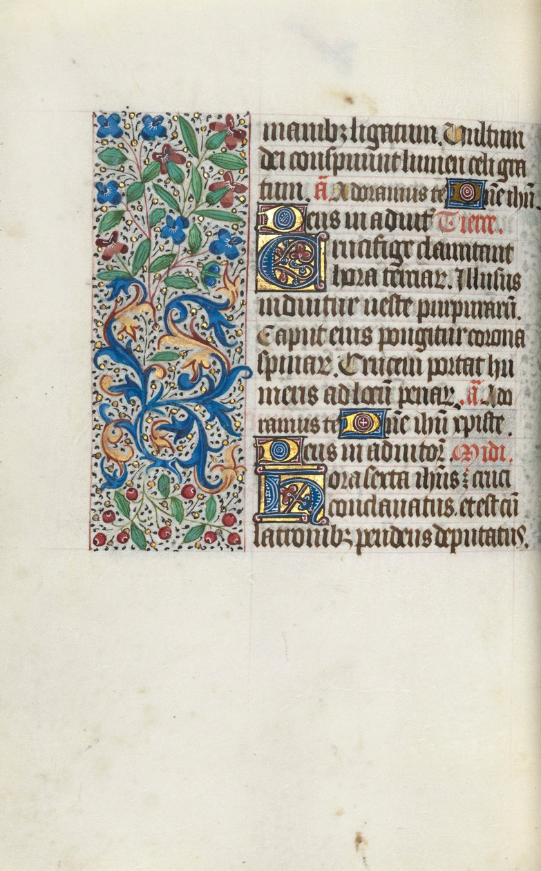 Stundenbuch Gebrauch von Rouen: fol. 97v, ca. 1470 von Master of the Geneva Latini